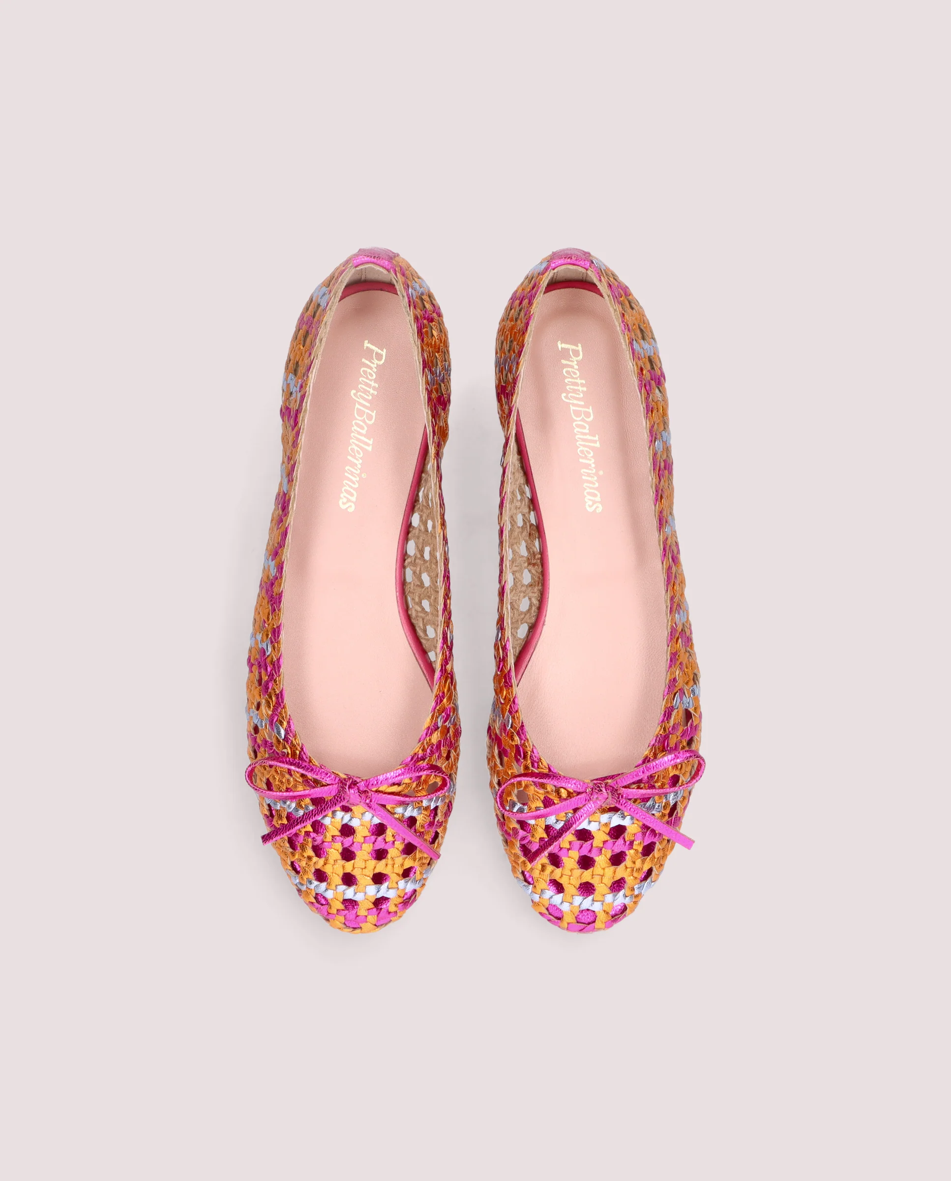 Bailarinas Nicole Multicolores Pieles metalizadas - Image 2