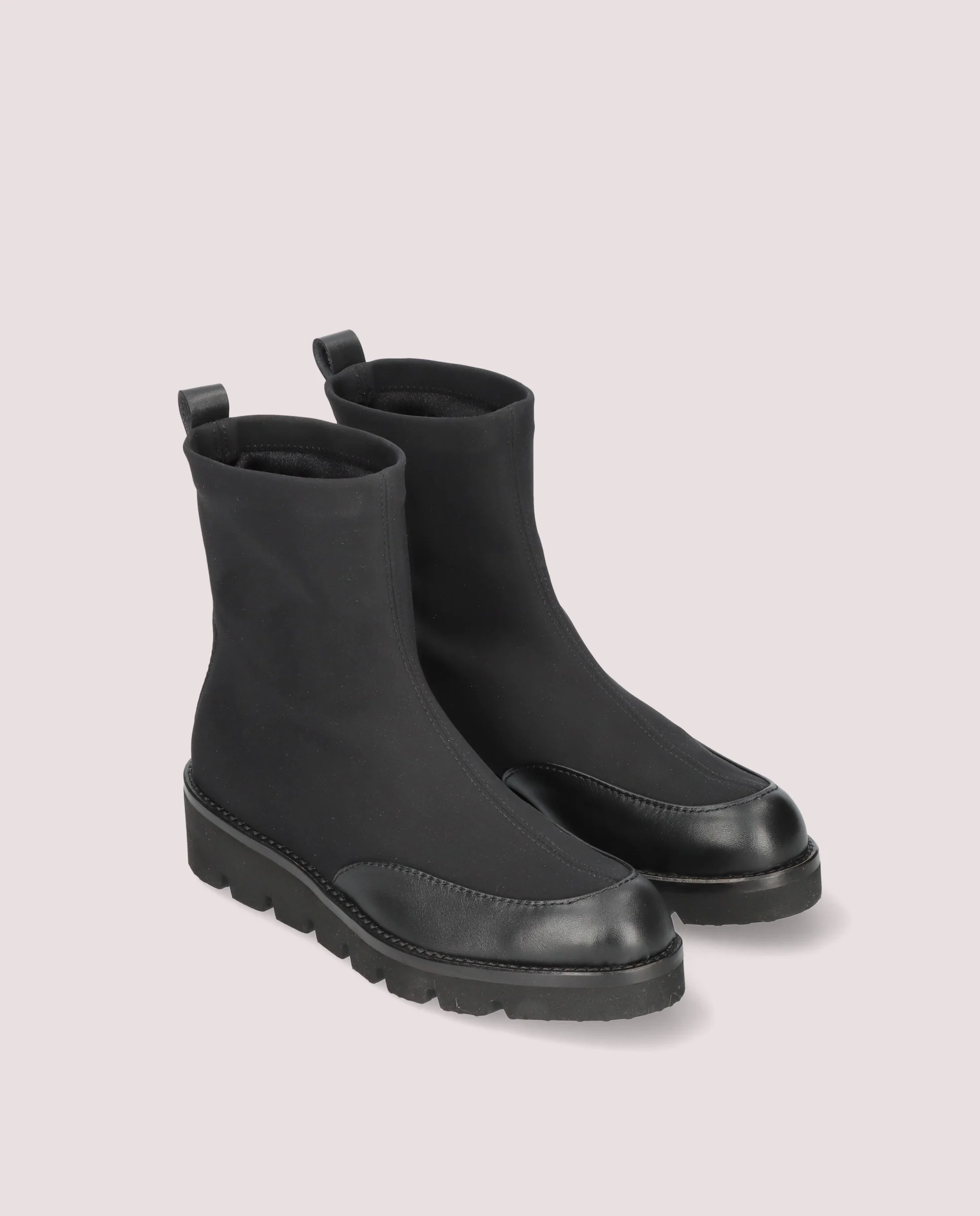 Botines Bette Negros Tejidos