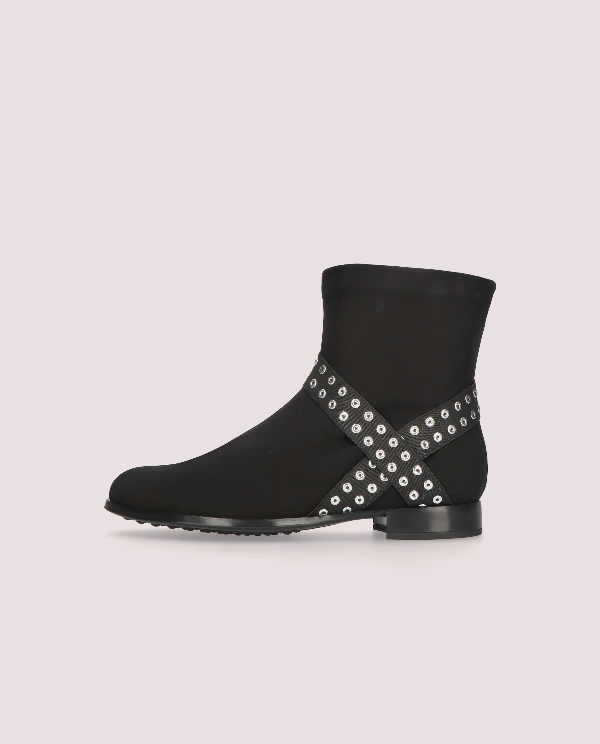 Botines Pat Negros Tejidos - Image 3