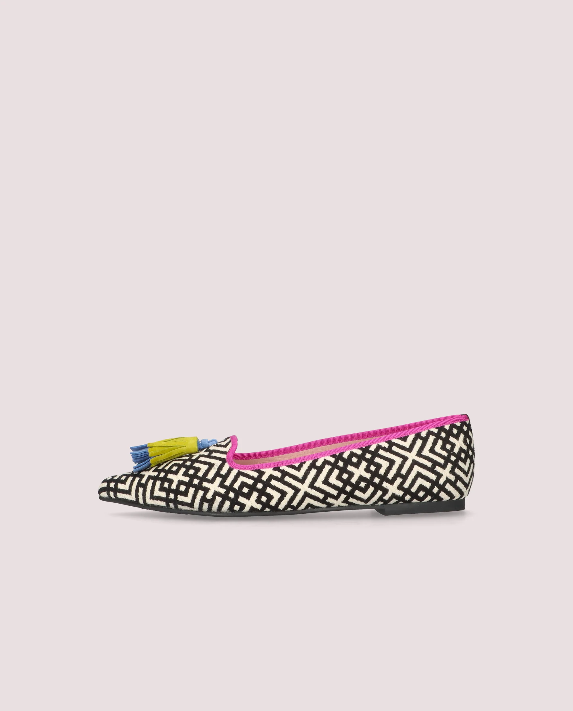 Loafers Ella Multicolores Tejidos - Image 3