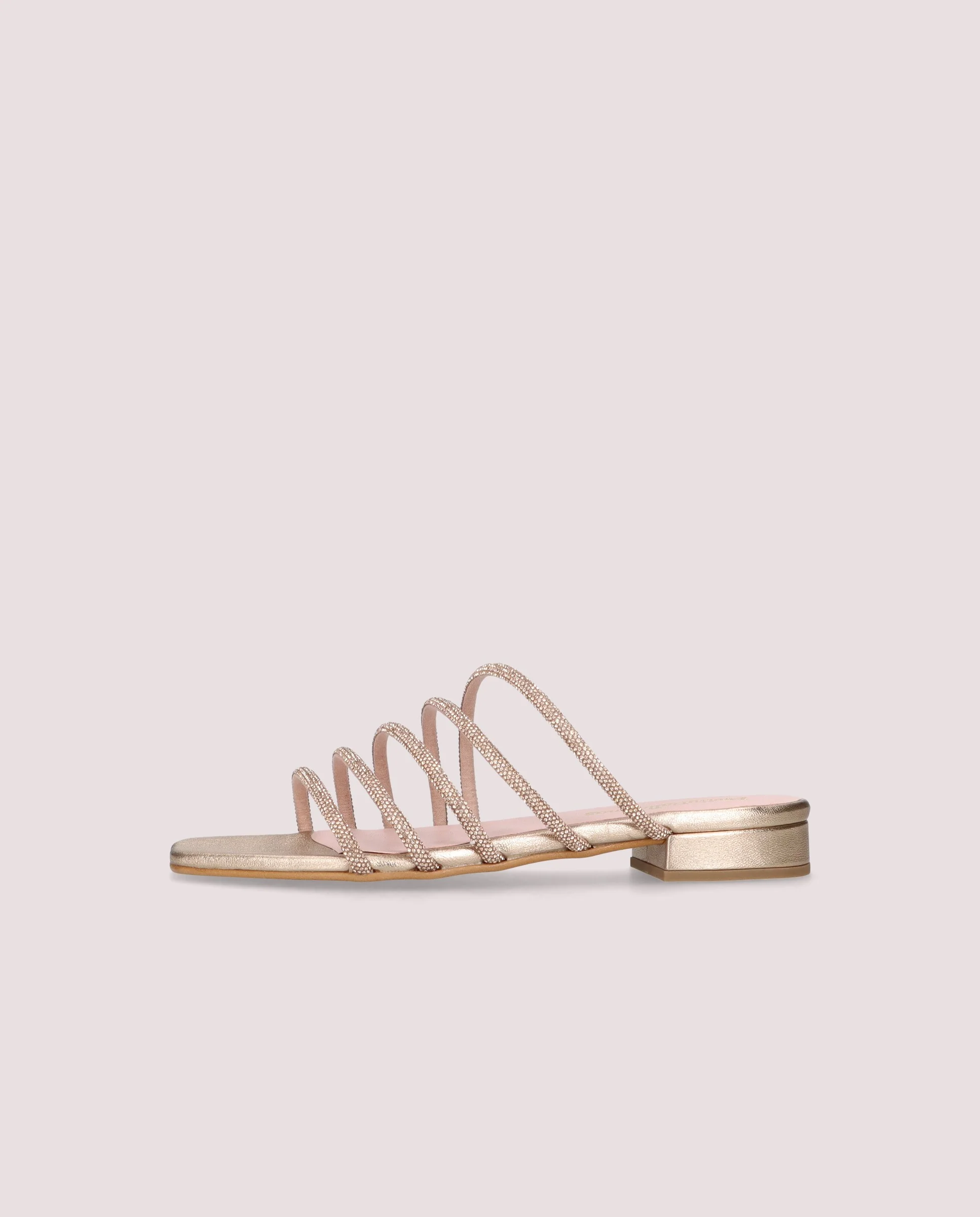 Sandalias Eva Dorados Pieles metalizadas - Image 3