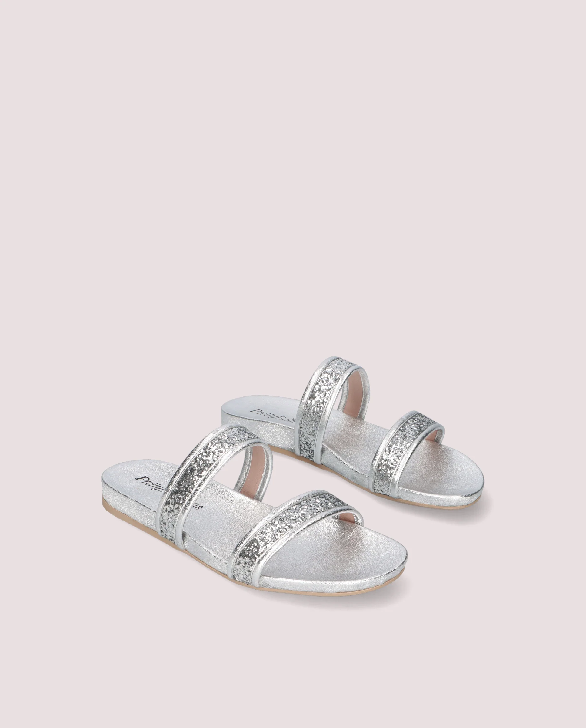 Sandalias Ivy Plateados Tejidos