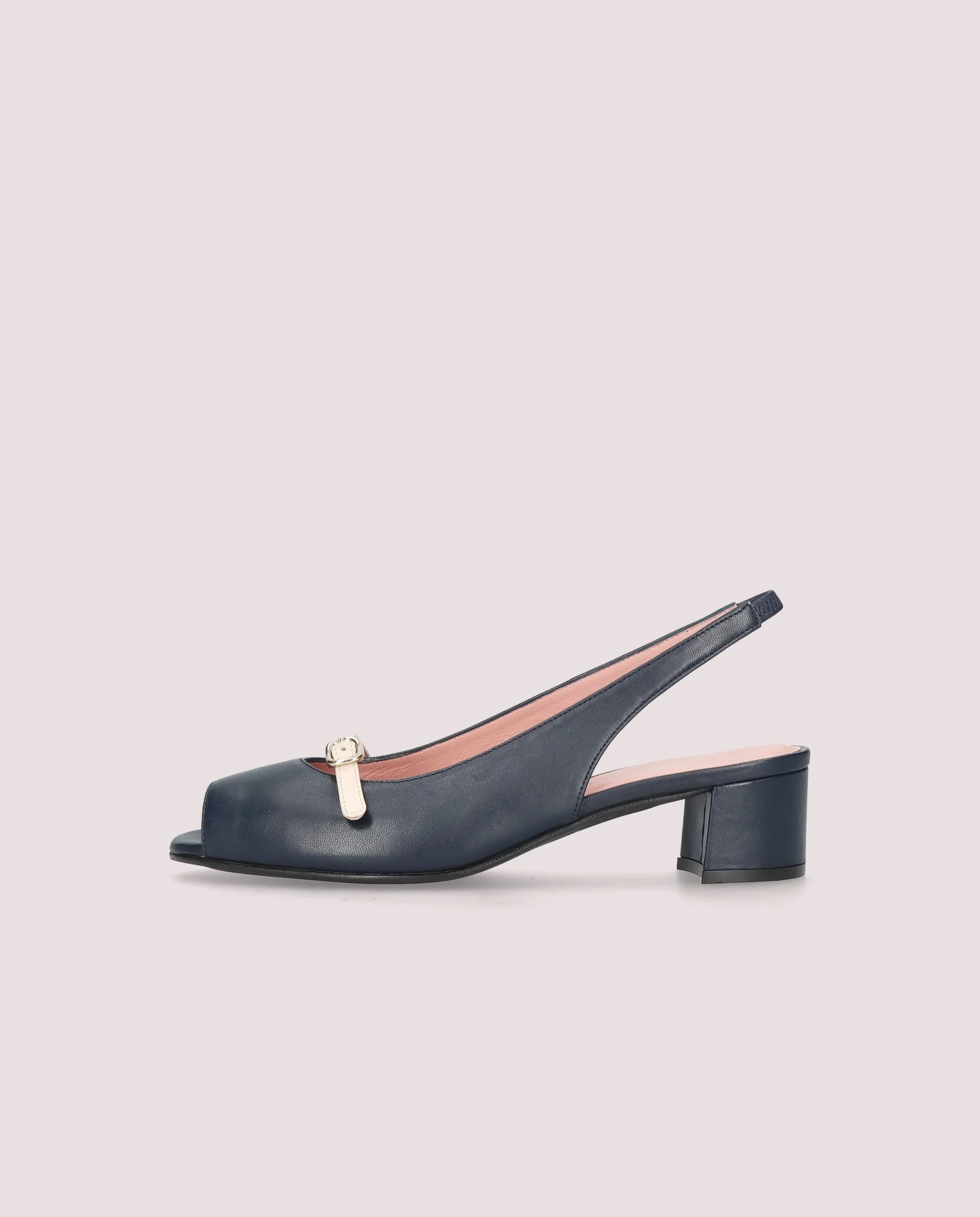 Sandalias Jenna Azules Piel - Image 3